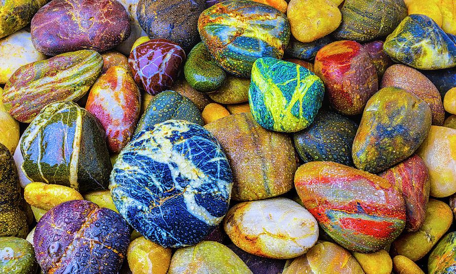 Image of a variety of colored rocks